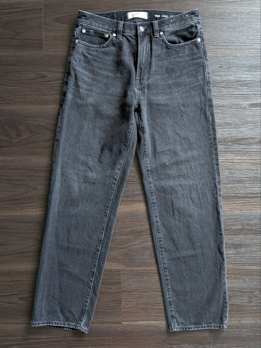 Madewell The 1991 Loose Straight Men's Jean Faded Black 30 x 32
